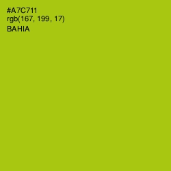 #A7C711 - Bahia Color Image