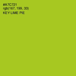 #A7C721 - Key Lime Pie Color Image