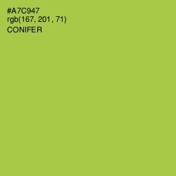 #A7C947 - Conifer Color Image