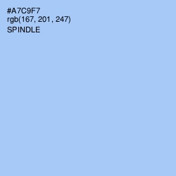 #A7C9F7 - Spindle Color Image