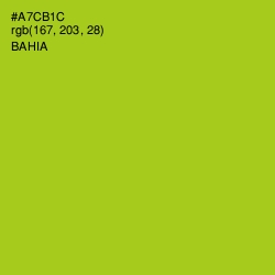 #A7CB1C - Bahia Color Image