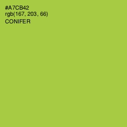 #A7CB42 - Conifer Color Image