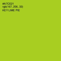 #A7CE21 - Key Lime Pie Color Image