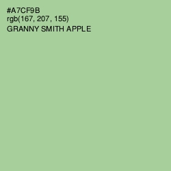 #A7CF9B - Granny Smith Apple Color Image