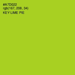 #A7D022 - Key Lime Pie Color Image