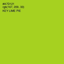 #A7D121 - Key Lime Pie Color Image