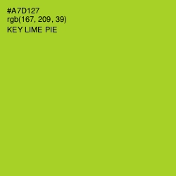 #A7D127 - Key Lime Pie Color Image