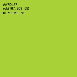 #A7D137 - Key Lime Pie Color Image