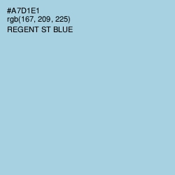 #A7D1E1 - Regent St Blue Color Image