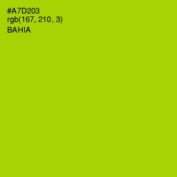 #A7D203 - Bahia Color Image