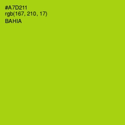 #A7D211 - Bahia Color Image