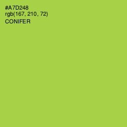 #A7D248 - Conifer Color Image
