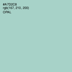 #A7D2C8 - Opal Color Image