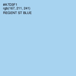 #A7D3F1 - Regent St Blue Color Image