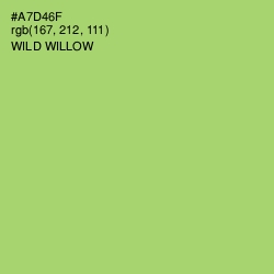 #A7D46F - Wild Willow Color Image