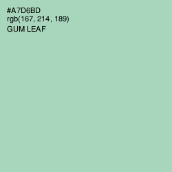 #A7D6BD - Gum Leaf Color Image