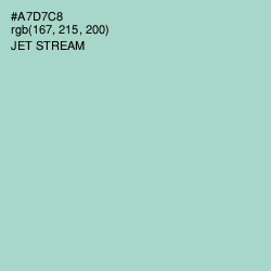 #A7D7C8 - Jet Stream Color Image