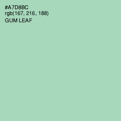 #A7D8BC - Gum Leaf Color Image