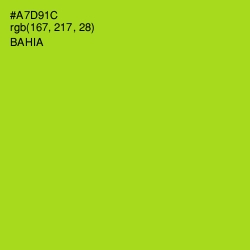 #A7D91C - Bahia Color Image