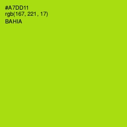 #A7DD11 - Bahia Color Image