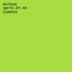 #A7DD40 - Conifer Color Image