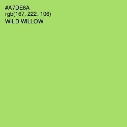 #A7DE6A - Wild Willow Color Image