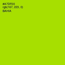 #A7DF00 - Bahia Color Image