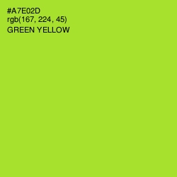 #A7E02D - Green Yellow Color Image