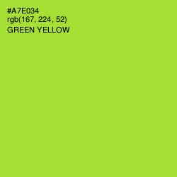 #A7E034 - Green Yellow Color Image