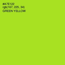 #A7E122 - Green Yellow Color Image