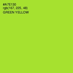 #A7E130 - Green Yellow Color Image