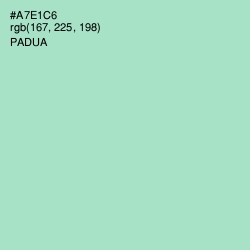 #A7E1C6 - Padua Color Image