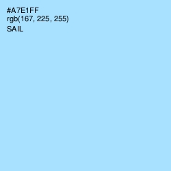 #A7E1FF - Sail Color Image