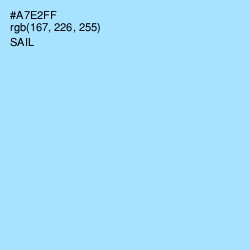 #A7E2FF - Sail Color Image