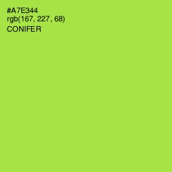 #A7E344 - Conifer Color Image