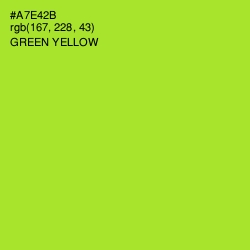 #A7E42B - Green Yellow Color Image