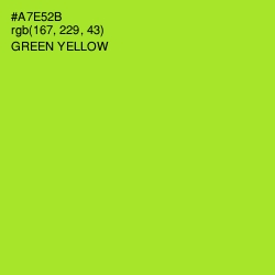 #A7E52B - Green Yellow Color Image