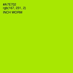 #A7E702 - Inch Worm Color Image