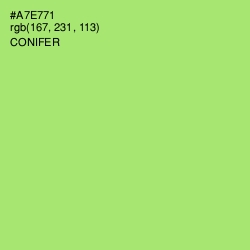 #A7E771 - Conifer Color Image