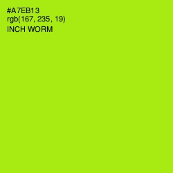 #A7EB13 - Inch Worm Color Image