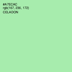 #A7ECAC - Celadon Color Image