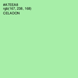 #A7EEA8 - Celadon Color Image