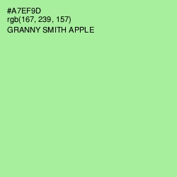 #A7EF9D - Granny Smith Apple Color Image