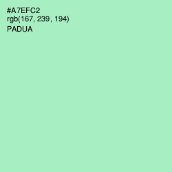 #A7EFC2 - Padua Color Image