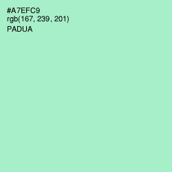 #A7EFC9 - Padua Color Image