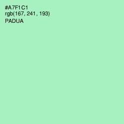 #A7F1C1 - Padua Color Image