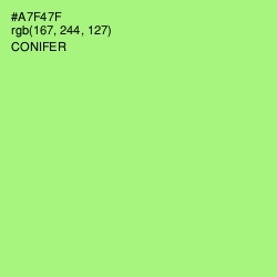 #A7F47F - Conifer Color Image