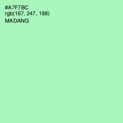 #A7F7BC - Madang Color Image