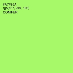 #A7F96A - Conifer Color Image