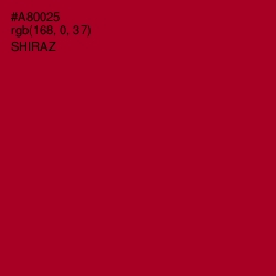 #A80025 - Shiraz Color Image